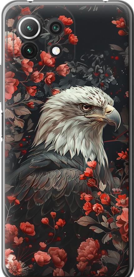 Чехол на Xiaomi Mi 11 Lite Цветочный страж (6102t-2281-42517)