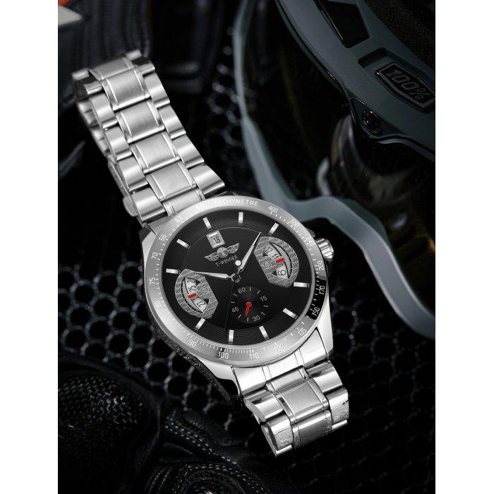 Годинник наручний чоловічий Winner Formula X Silver (1485) - фото 7 Годинник наручний чоловічий Winner Formula X Silver (1485) - фото 7