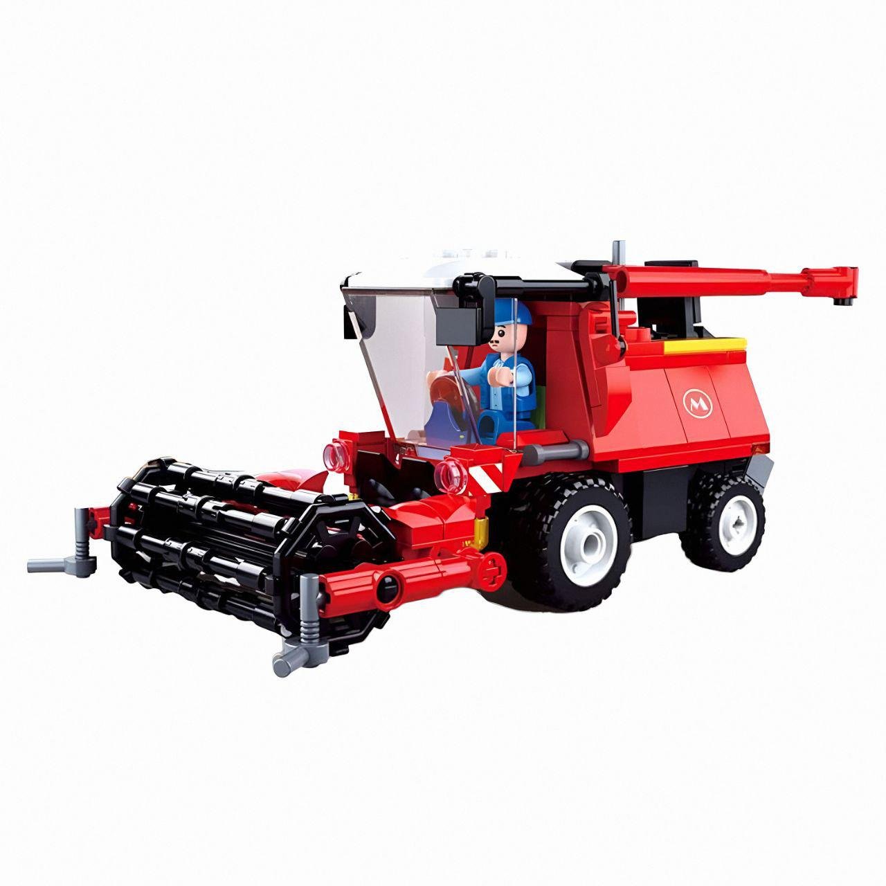 Конструктор SLUBAN M38-B0779 Комбайн 18 см с 2 фигурками 229 деталей (27685377)
