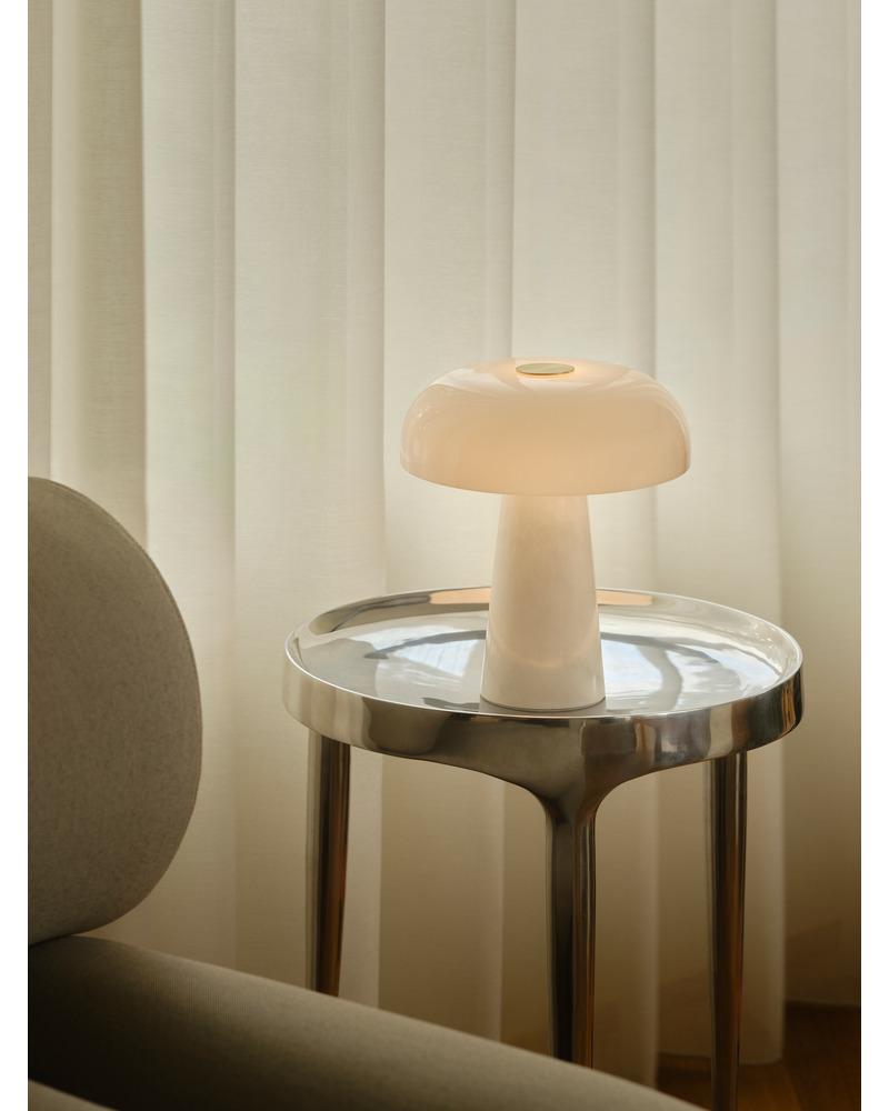 Настольная лампа Nordlux 2520015001 Glossy E14 1x15W IP20 Белый (2520015001) - фото 2 Настольная лампа Nordlux 2520015001 Glossy E14 1x15W IP20 Белый (2520015001) - фото 2