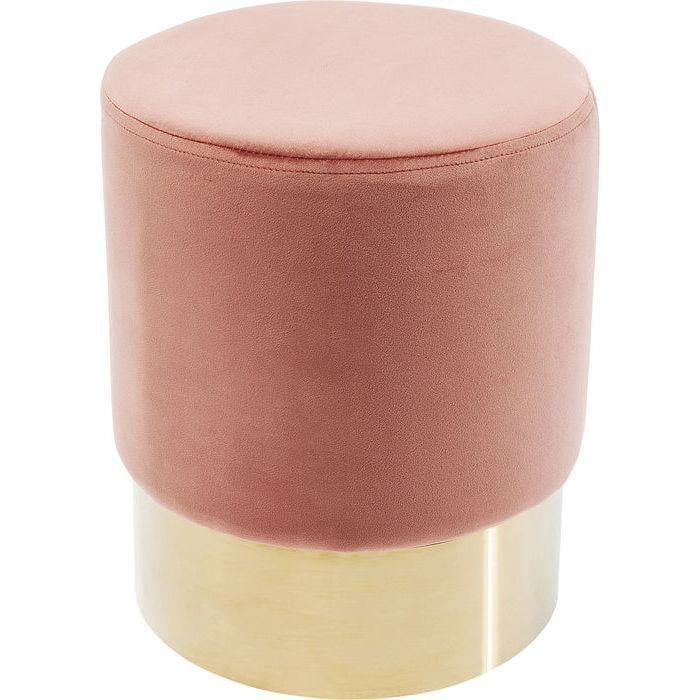 Пуф Mebelle Candy велюр 42x35x35 см Пудровый (0115)
