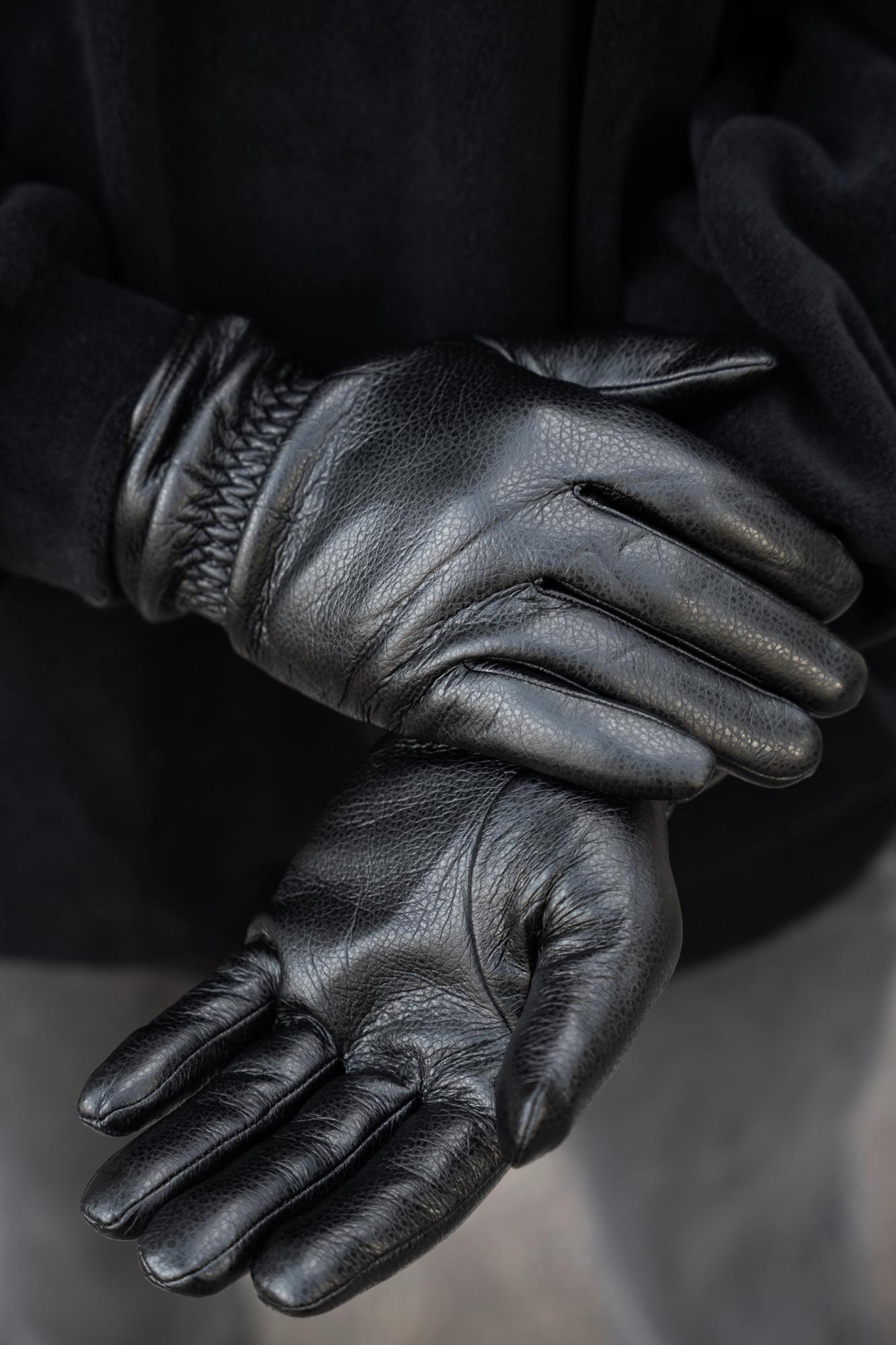 Перчатки зимние сенсорные Without Brand Tomy 1-59 кожаные L Black (L8055908)