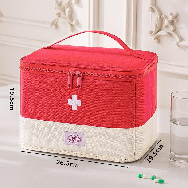 Аптечка для медикаментів велика 19,5x26,5 см Червоний (IBH057RO) - фото 7