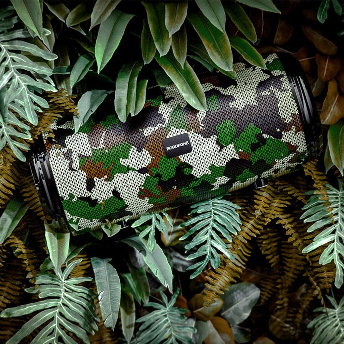 Портативна колонка Borofone BR13 Young sports 1200 mAh 10 Вт Camouflage Green (19100308) - фото 3