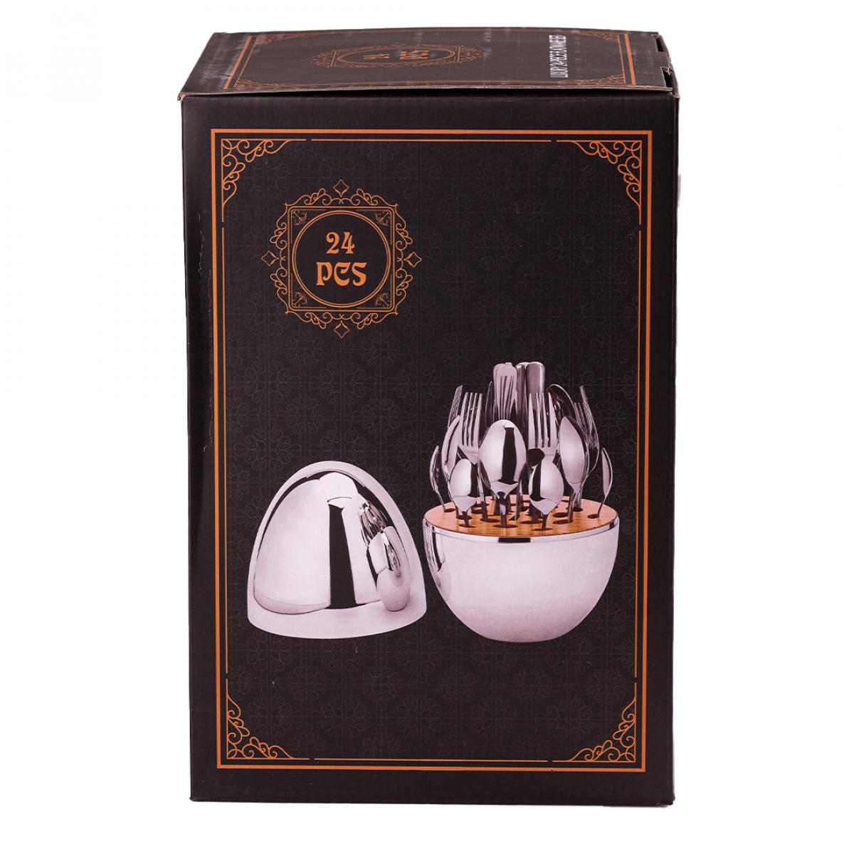 Набор столовых приборов из нержавеющей стали 24 шт. (HP7881S) - фото 3 Набор столовых приборов из нержавеющей стали 24 шт. (HP7881S) - фото 3