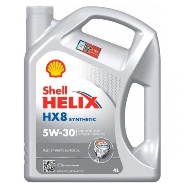 Моторна олива Shell Helix HX8 5W-30 4 л (38604712) - фото 1