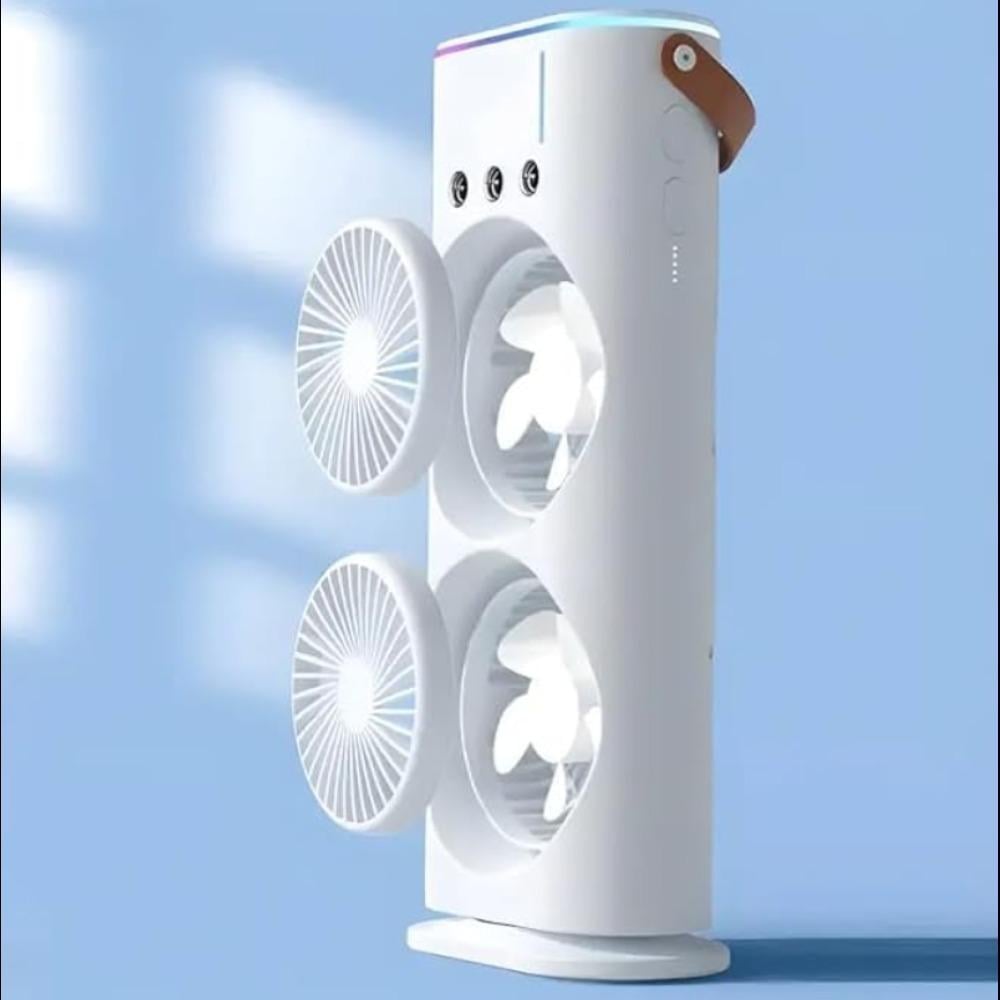 Вентилятор подвійний з функцією зволоження та пультом - фото 3 Вентилятор подвійний з функцією зволоження та пультом - фото 3