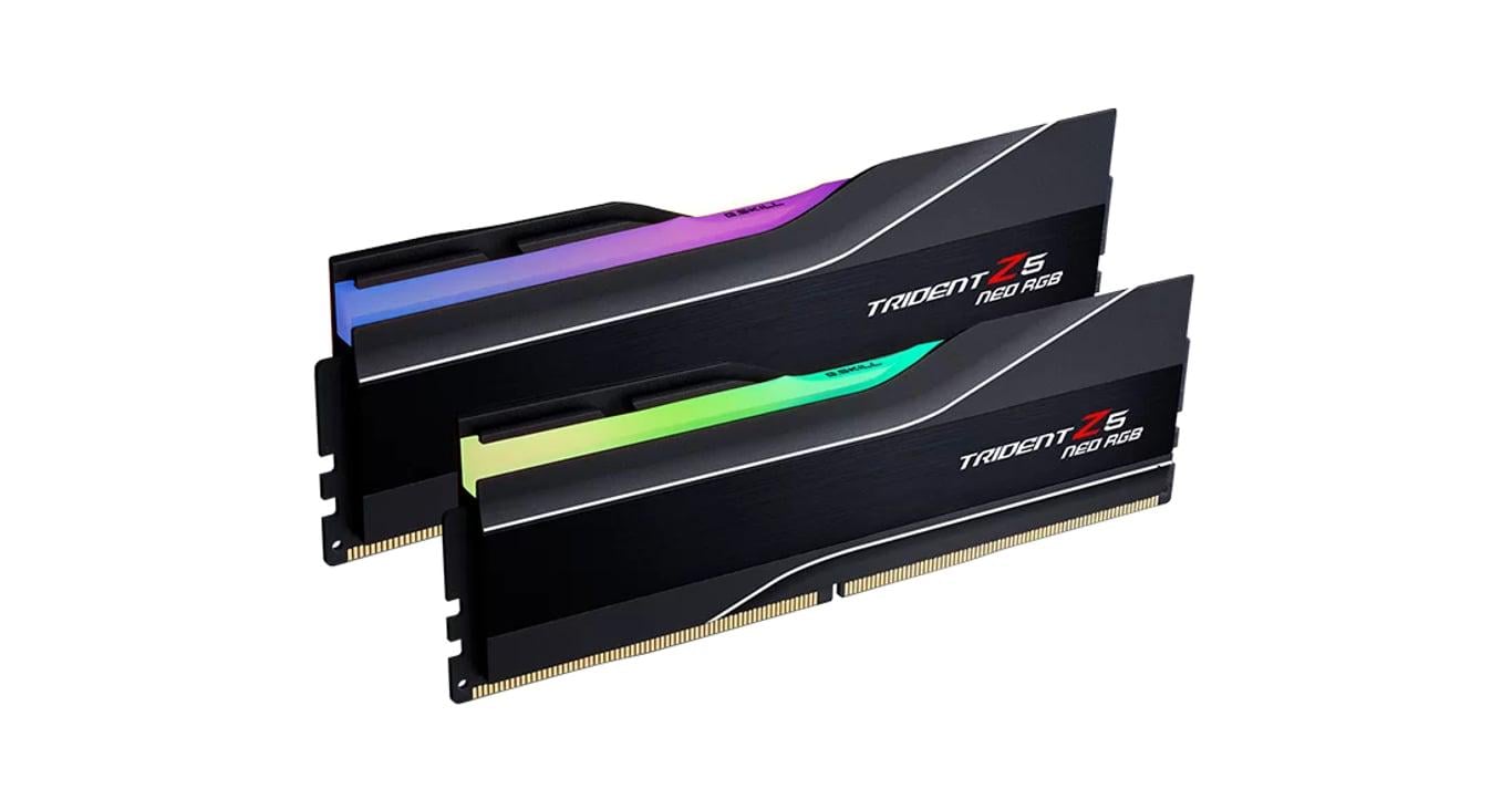 Пам'ять для настільних комп'ютерів G.Skill 2x48GB DDR5 5600 MHz Trident Z5 Neo RGB AMD EXPO (F5-5600J4040D48GX2-TZ5NR)