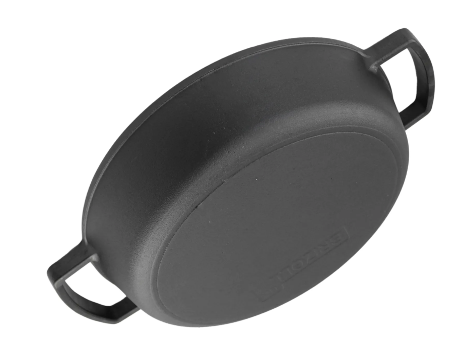 Жаровня чавунна Brizoll з алюмінієвою кришкою 360х80 мм (24380549) - фото 8 Жаровня чавунна Brizoll з алюмінієвою кришкою 360х80 мм (24380549) - фото 8