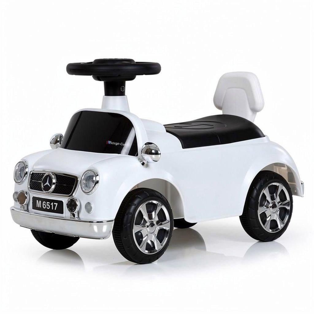 Детская каталка-толокарь Bambi M 6517-1 музыка/световые эффекты Белый (38488935)