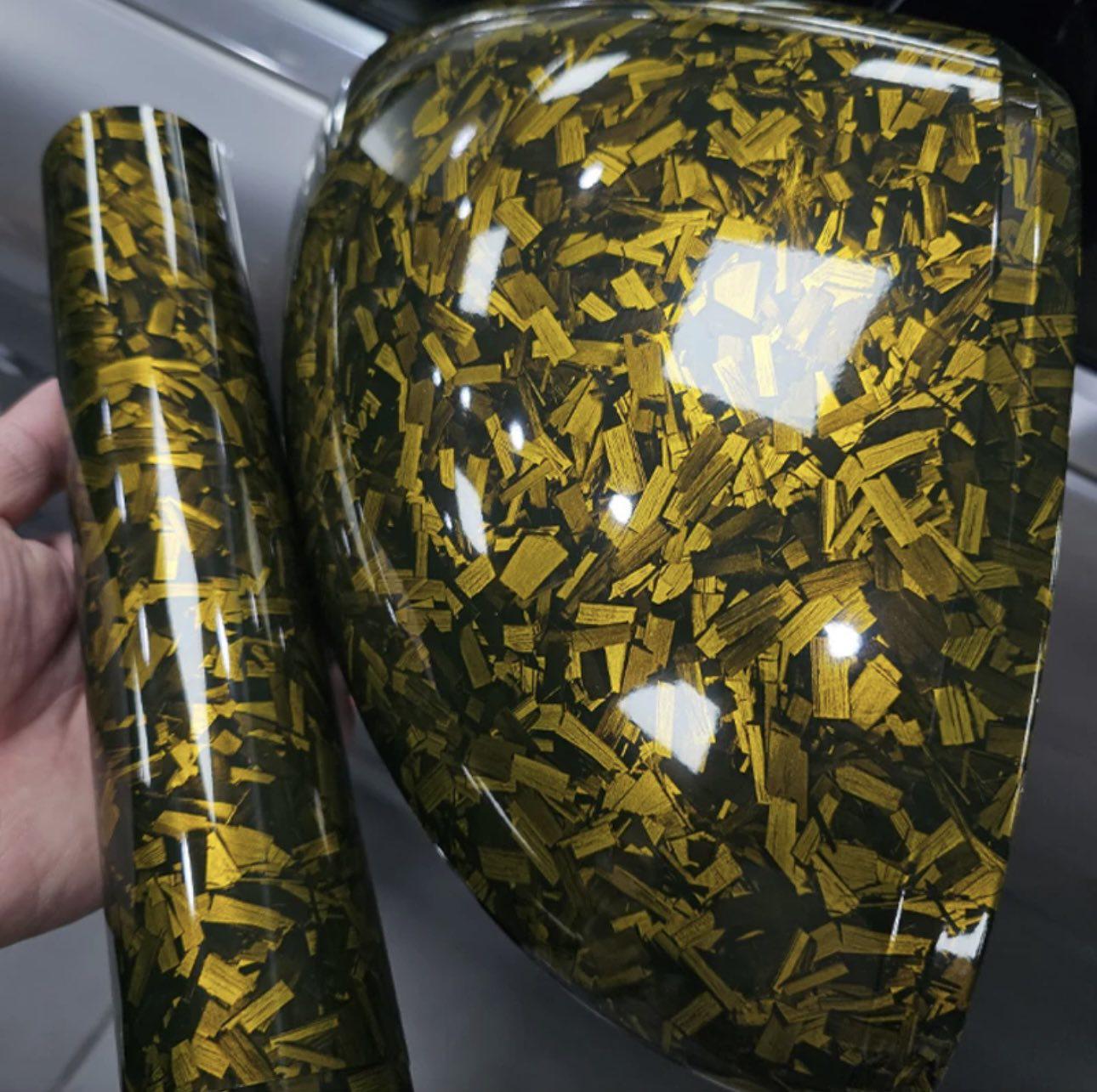 Плівка самоклеюча СONGSHANG під кований ломаний карбон супер глянець 30x150 см (2204984637) - фото 7