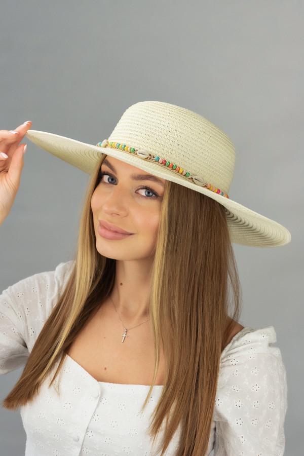 Капелюх широкополий Braxton Белла Білий (1717)