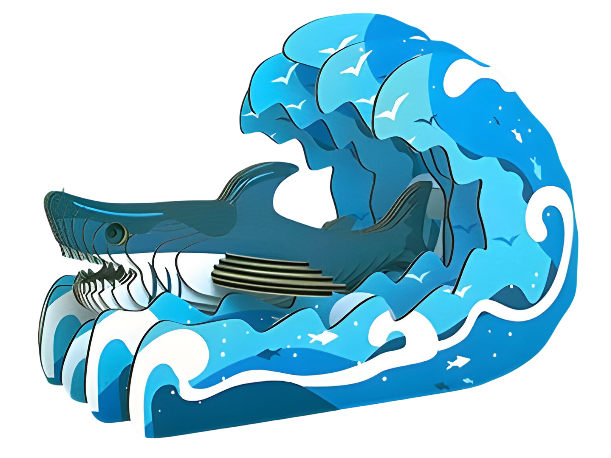 Конструктор картонний Акула (ZX-158)