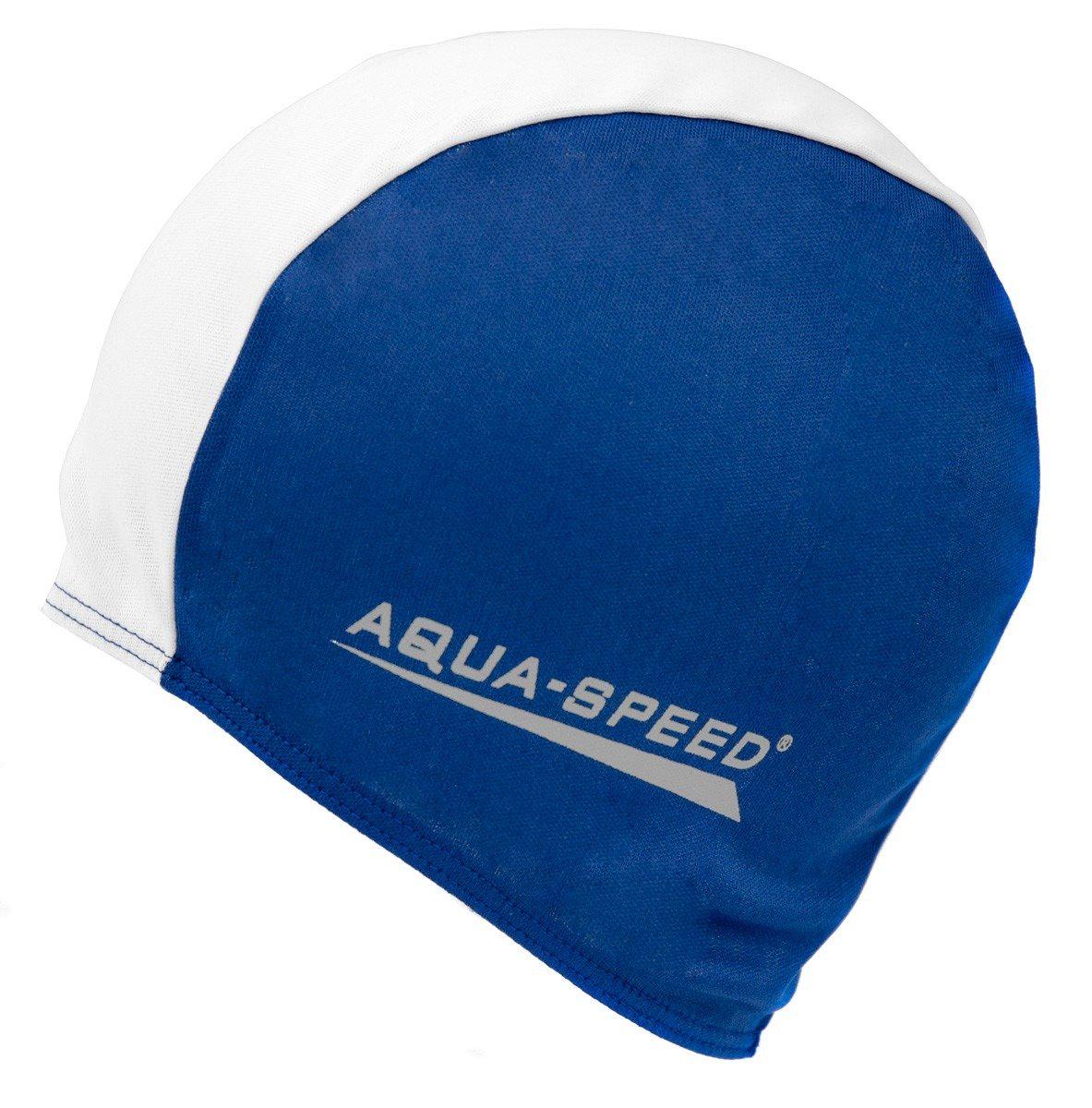 Шапочка для плавания Polyester cap 5764 091-15 Синий/Белый (5908217657640)