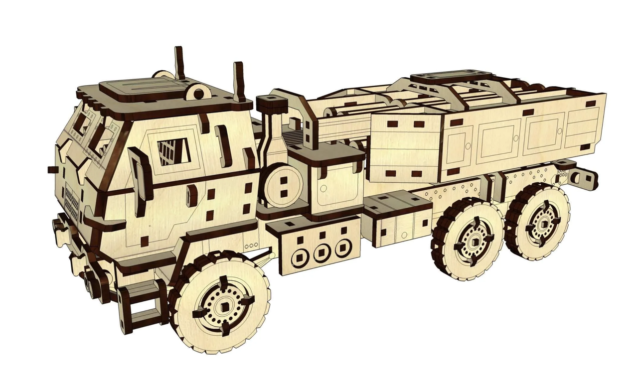 Конструктор деревянный PAZLY HIMARS пазлы 272 дет. (100-98-UPZ-004)