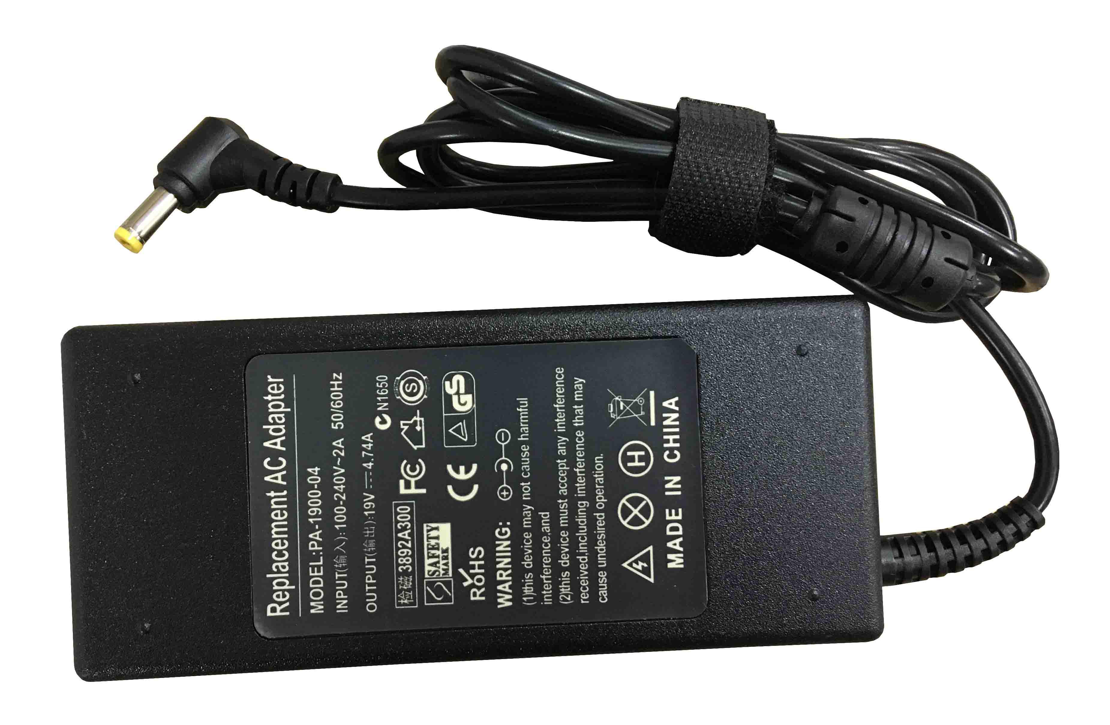 Блок питания для ноутбука Acer 90W 19V 4,74A 5,5x1,7 мм (014832)
