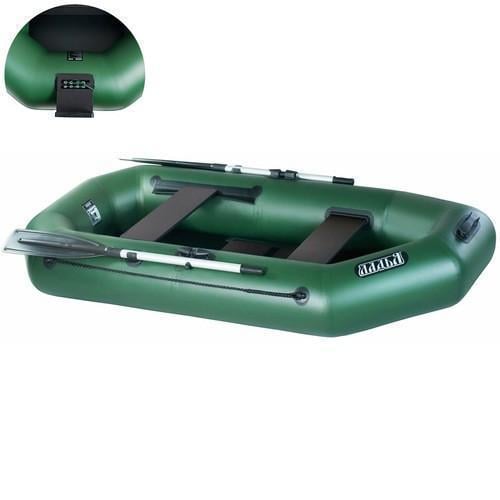 Надувная лодка Ладья ЛТ-250ЕСТ ПВХ 2-х местная/гребная с транцем/реечное дно - фото 4