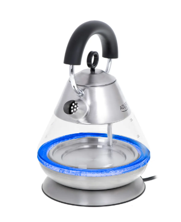 Електрочайник скляний Adler STRIX з підсвічуванням 1,5 л 2200 Вт (28432303) - фото 3