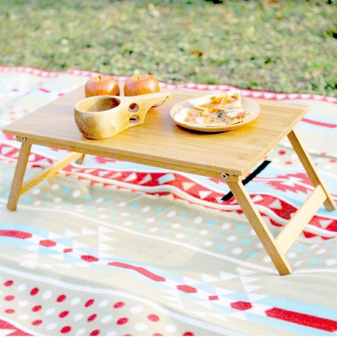 Столик-піднос для сніданку з дерева Індіана 50Х70 Ваніль (СТП-572402) - фото 3