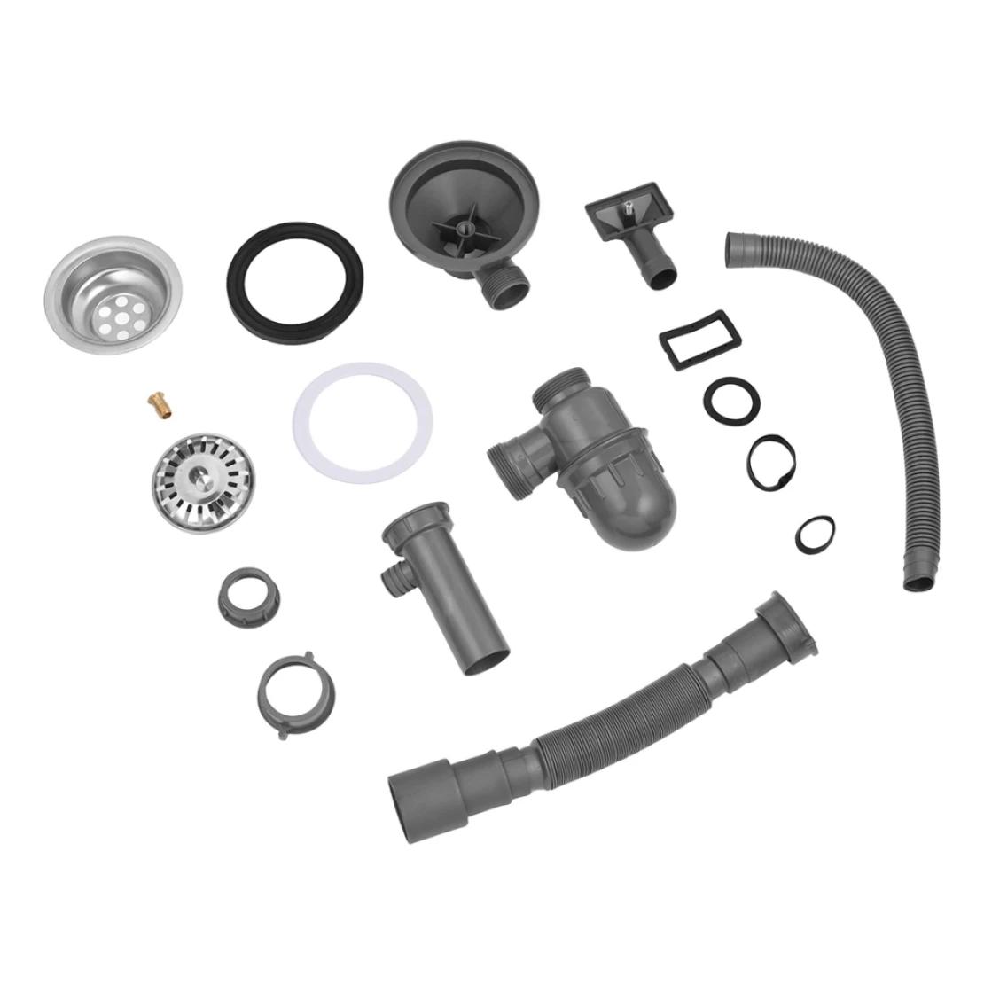 Мойка кухонная Kroner CV022778 из нержавеющей стали прямоугольная 630x500 мм 0,8 мм (25957349) - фото 6 Мойка кухонная Kroner CV022778 из нержавеющей стали прямоугольная 630x500 мм 0,8 мм (25957349) - фото 6