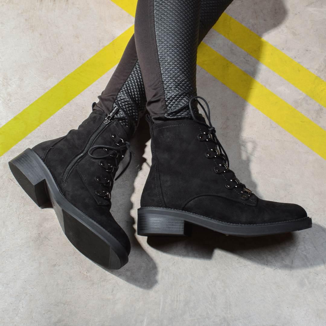 Ботинки женские зимние на шнуровке 325538 р. 36 23,5 см