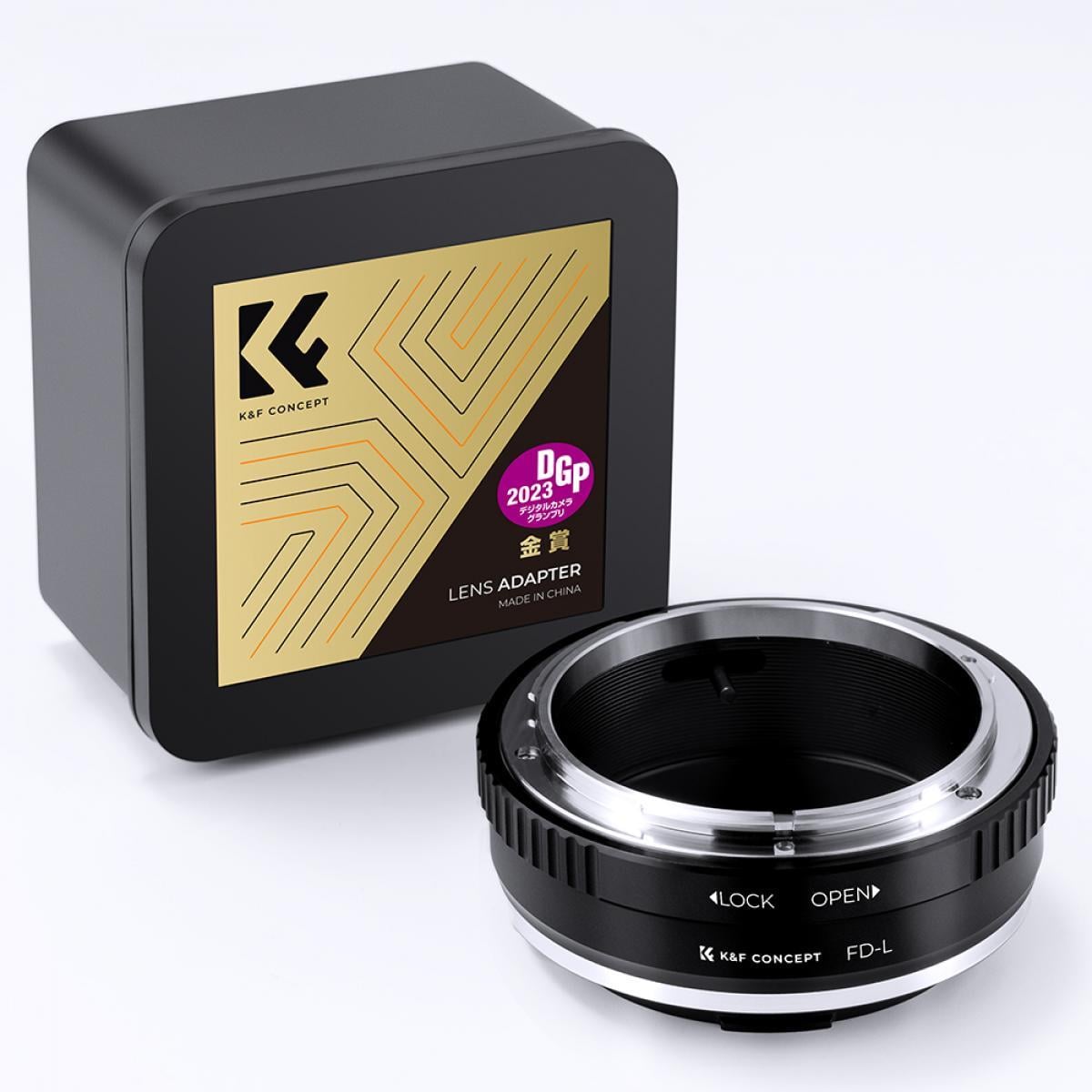 Адаптер K&F Concept FD-L для объективов Canon FD/FL на байонет L-mount LEICA-L PANASONIC L SIGMA L KF06.468