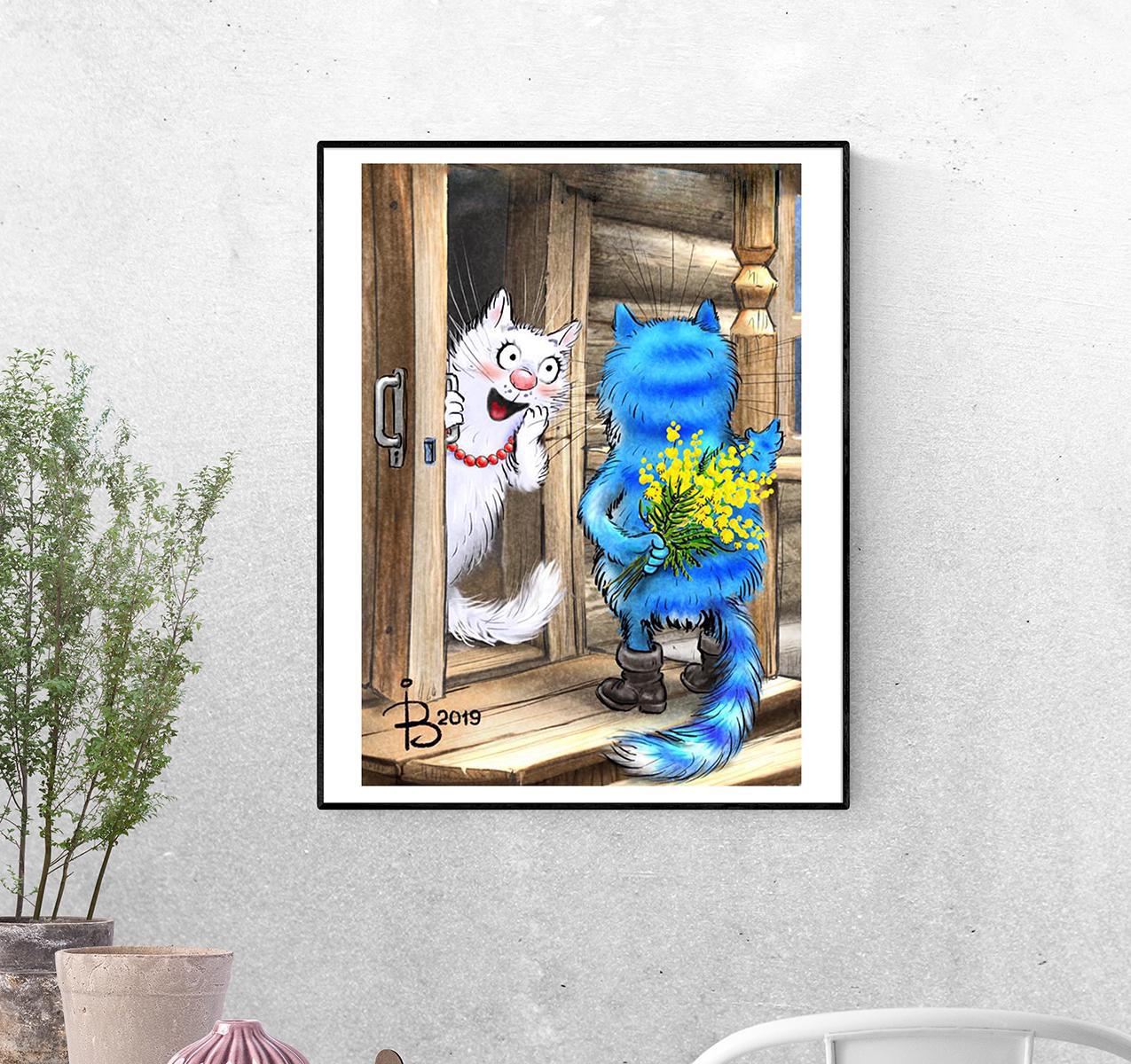 Постер Мимозы формат А-3