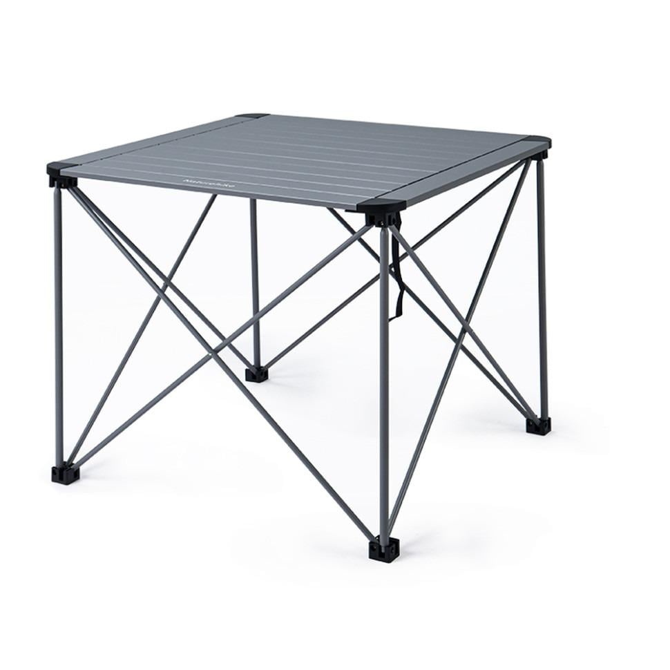 Туристичний стіл складаний Naturehike CNK2450JJ013 L 69,5х69,5х56 см Grey (6976507663243)