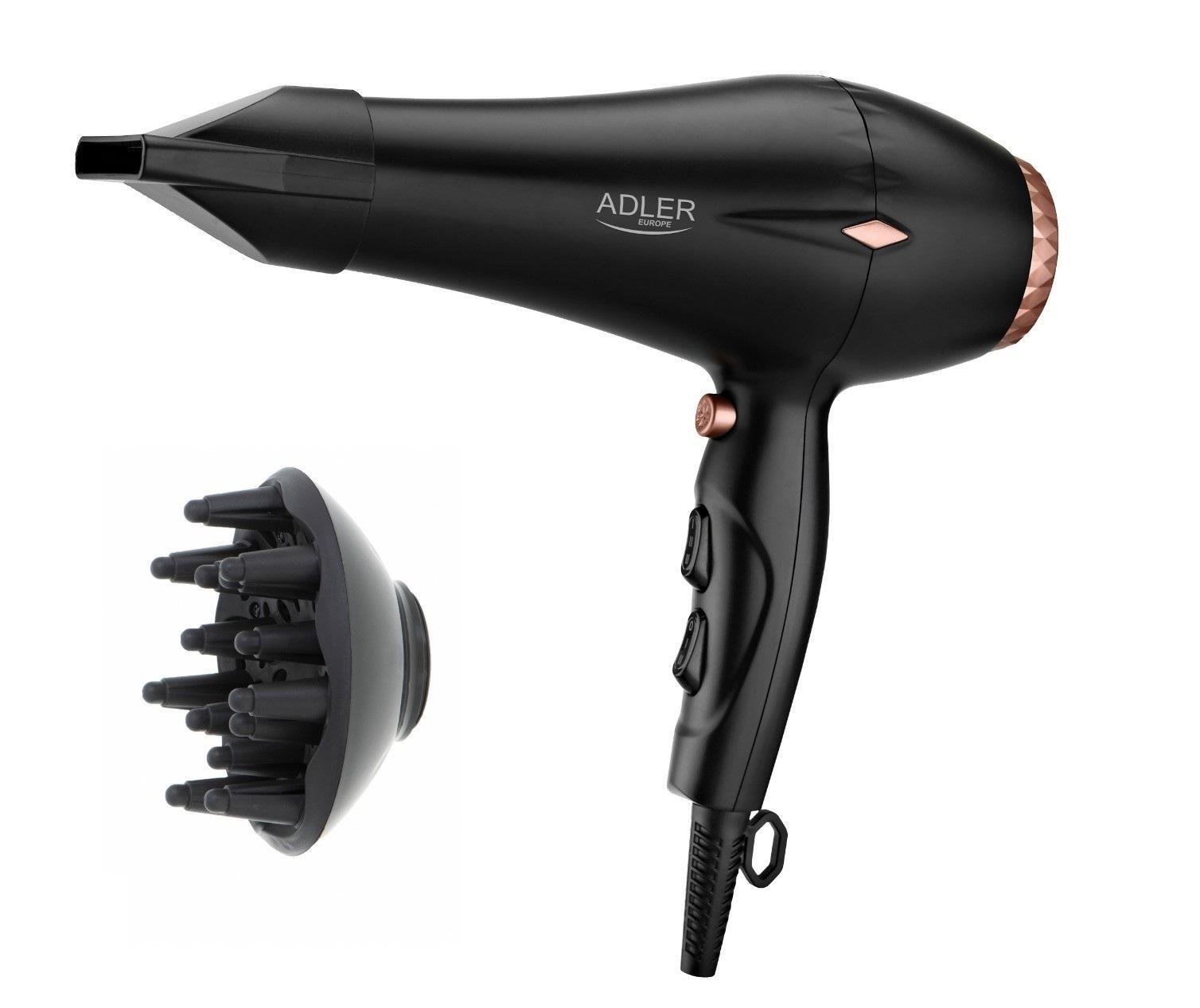 Фен Adler ION і дифузор 2000 Вт