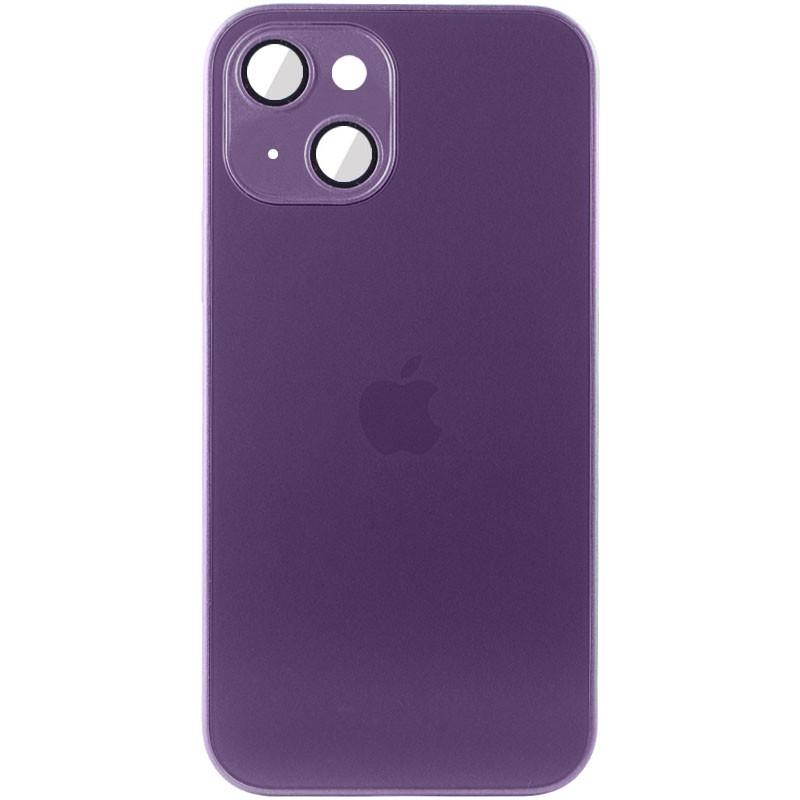 Протиударний Чохол TPU+Glass Sapphire matte case для Apple iPhone 14 (6.1") Deep Purple