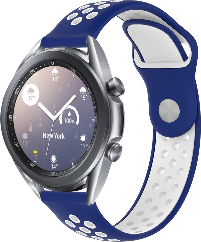 Ремешок Sport для Galaxy Watch 3 41 мм Blue White (23034-62)