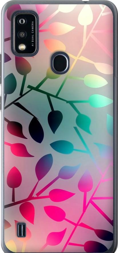 Чехол на ZTE Blade A51 Листья (2235u-2506-42517)