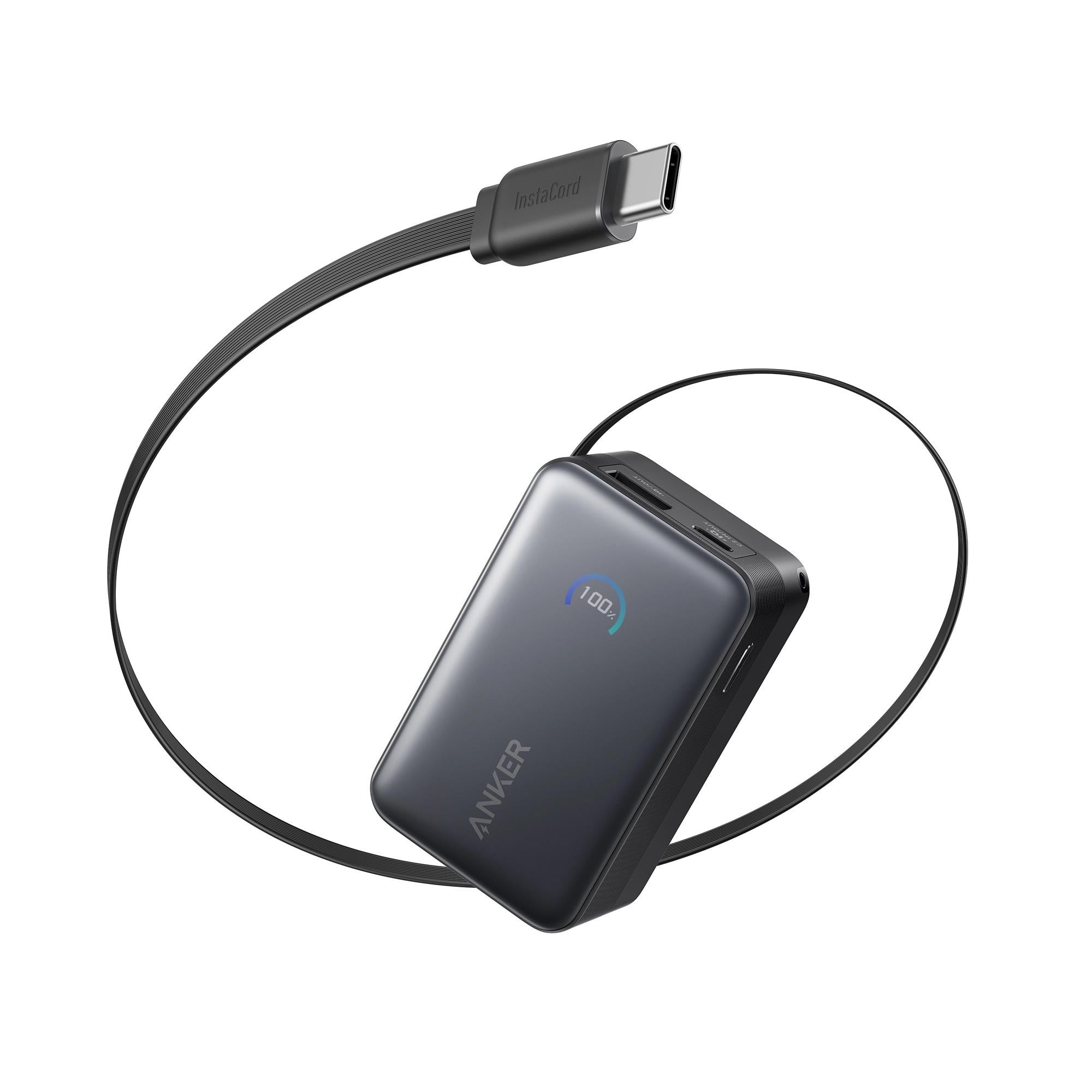 Повербанк Anker Nano 45W 10000 USB-C Cable (A1638H11)