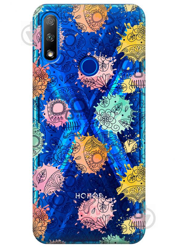 Прозрачный силиконовый чехол iSwag для Huawei Honor 9X с рисунком - Красочные черепа (KS2721) Прозрачный силиконовый чехол iSwag для Huawei Honor 9X с рисунком - Красочные черепа (KS2721)