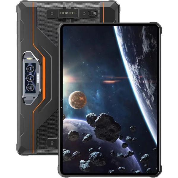 Планшет защищенный Oukitel RT8 EU 11" 6/256 Гб 20000 мАч Black/Orange - фото 2