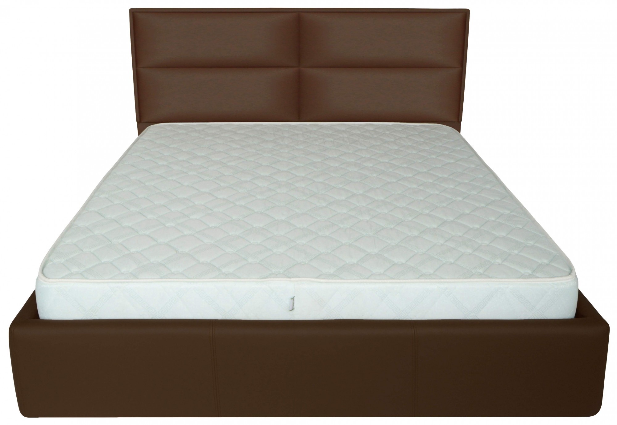 Кровать двуспальная Sheffield Standart Флай 2231 A1 180х200 см Темно-коричневый