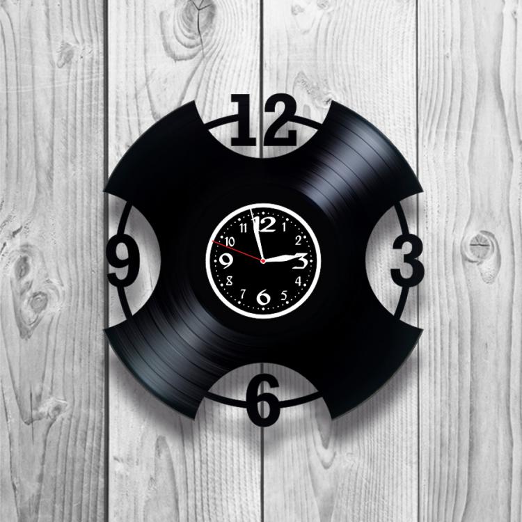 Часы настенные Лофт-ретро 0173 из виниловой пластинки