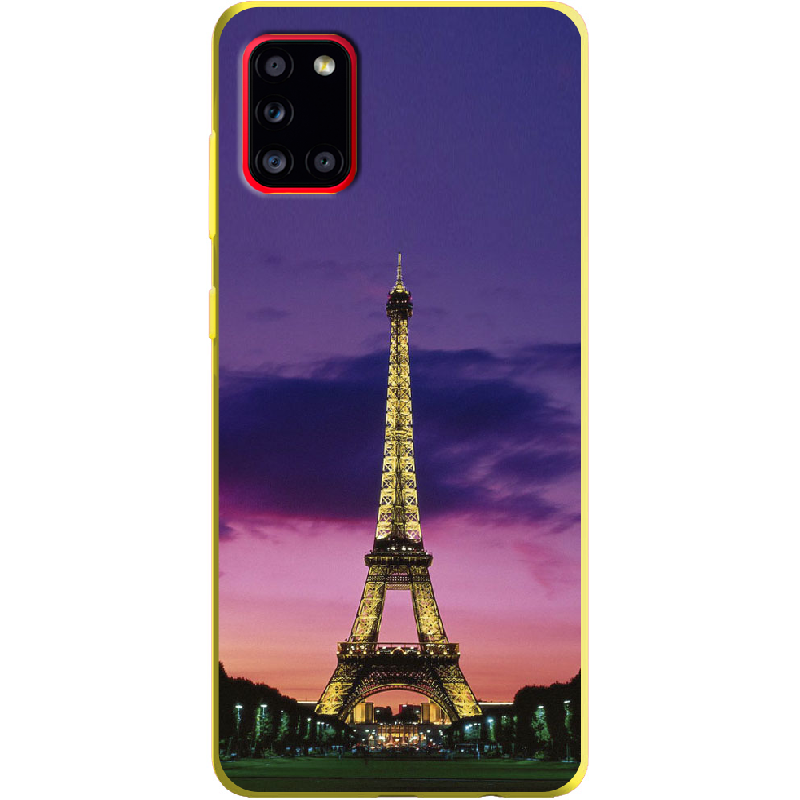 Чехол Boxface Samsung A315 Galaxy A31 Полночь в Париже Желтый силикон (39470-up964-39919)