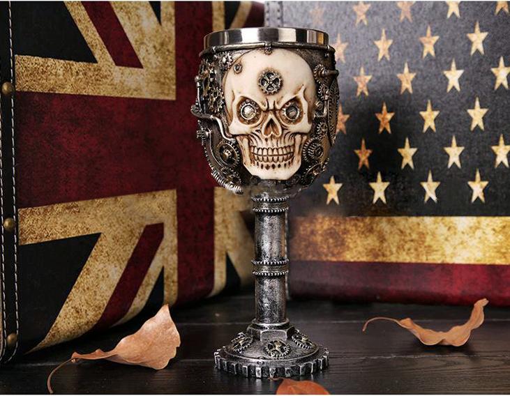 Келих Skull Master смола/полістоун/нежавіюча сталь 150 мл (36542) Келих Skull Master смола/полістоун/нежавіюча сталь 150 мл (36542)