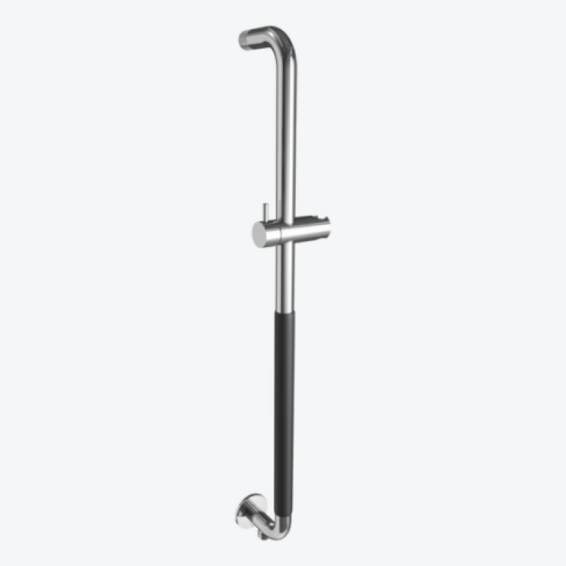 Поручень для ванной Excellent Hendi настенный с держателем лейки латунь Хром (DOEX.1875CR)