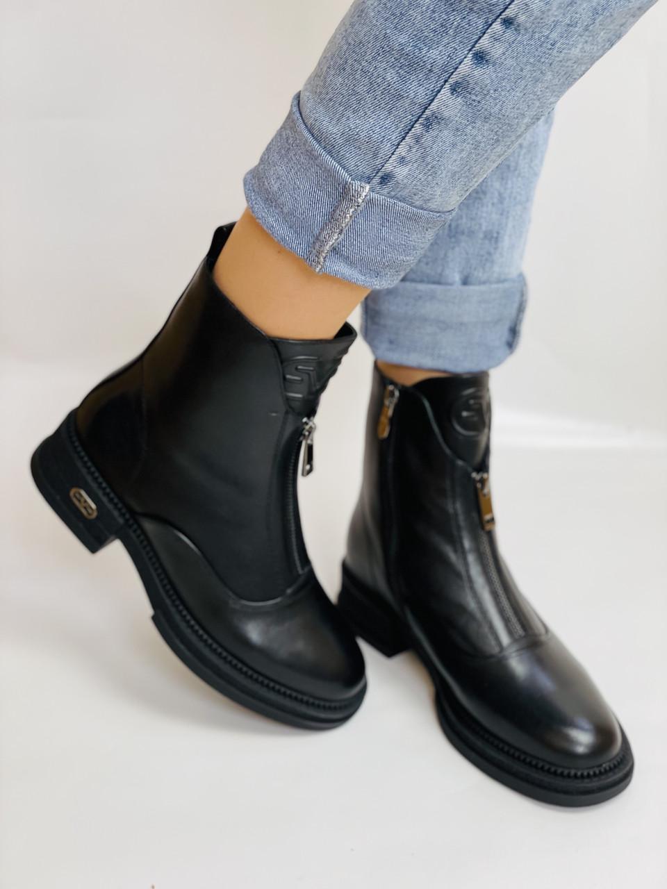 Ботинки женские зимние Molka р. 40 25,5 см Черные (2665) Ботинки женские зимние Molka р. 40 25,5 см Черные (2665)