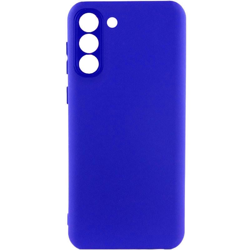 Противоударный чехол Silicone Cover Lakshmi Full Camera (A) для Samsung Galaxy S24+ Синий / Iris