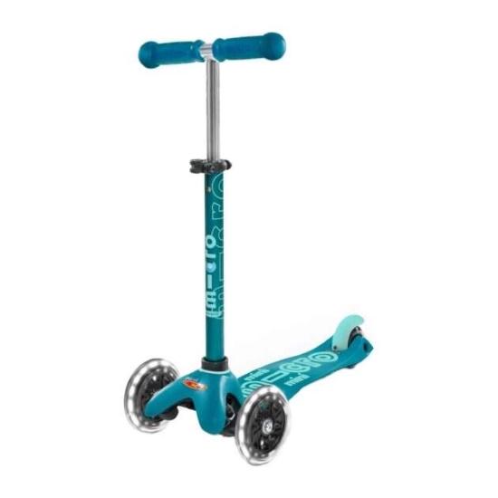 Самокат Micro Mini Deluxe LED Синий (Аopt.roliki2_26)