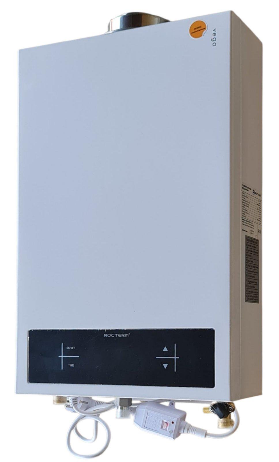 Газовая колонка турбо Rocterm ВПГ-12BF с трубой 12 л/мин