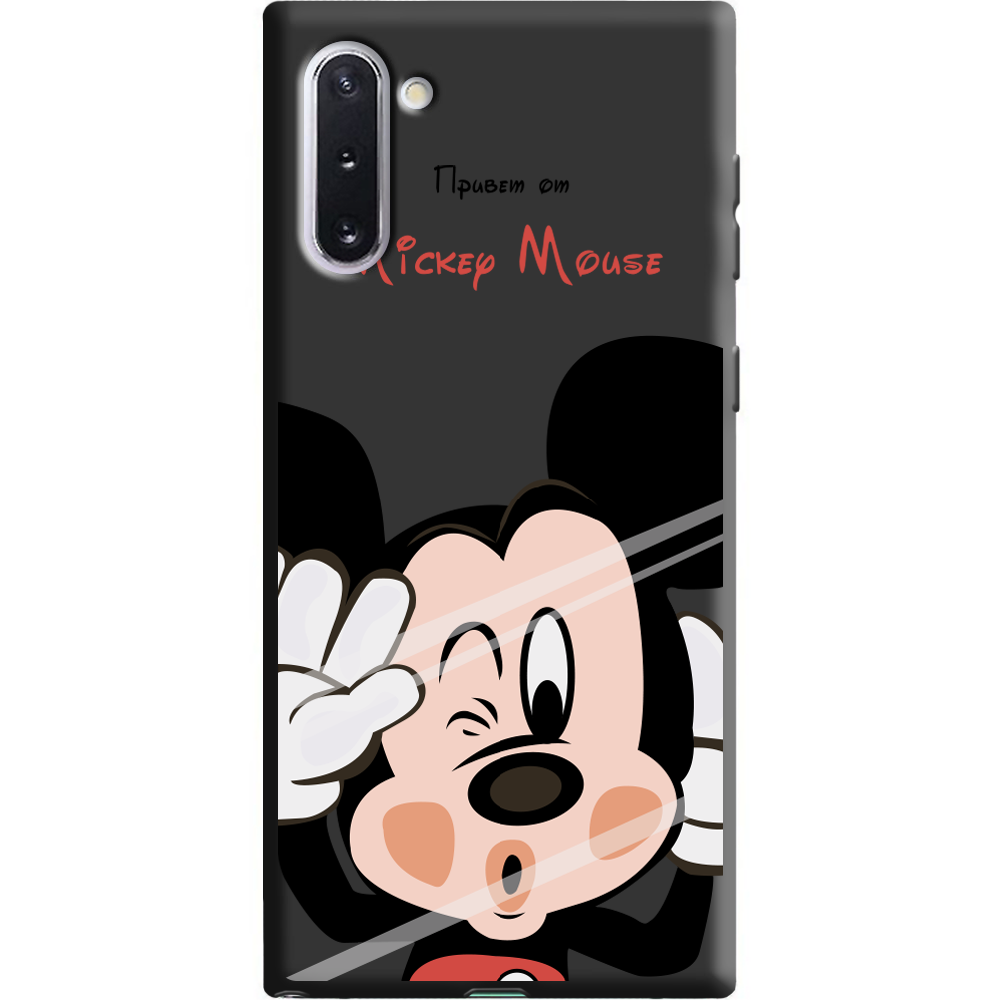 Чехол Boxface Samsung N970 Galaxy Note 10 Mister M Черный силикон (37407-cc58-38697)