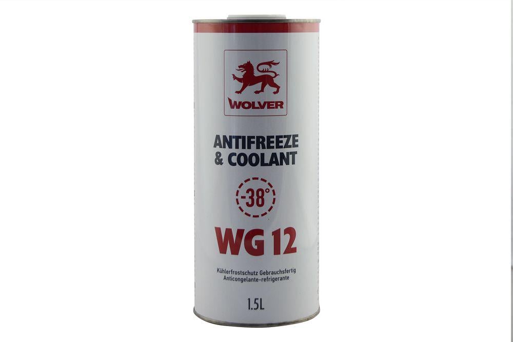 Антифриз Wolver Antifreeze&Coolant Ready for use G12 до-40°C 1,5 л Червоний (30988)