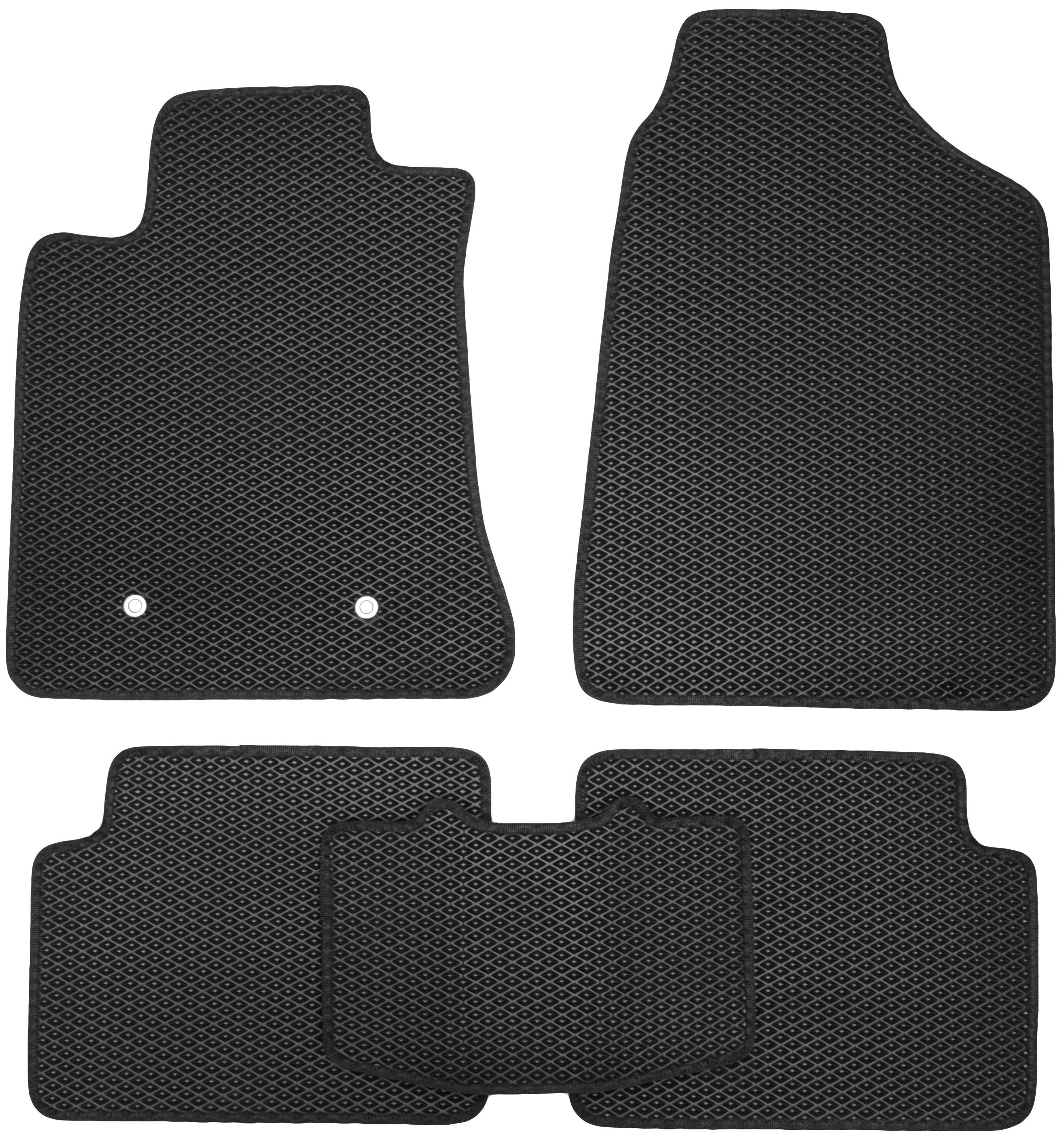 Коврики в салон для Toyota Corolla '2002-2007 EVA-полимерные Черный (150605)