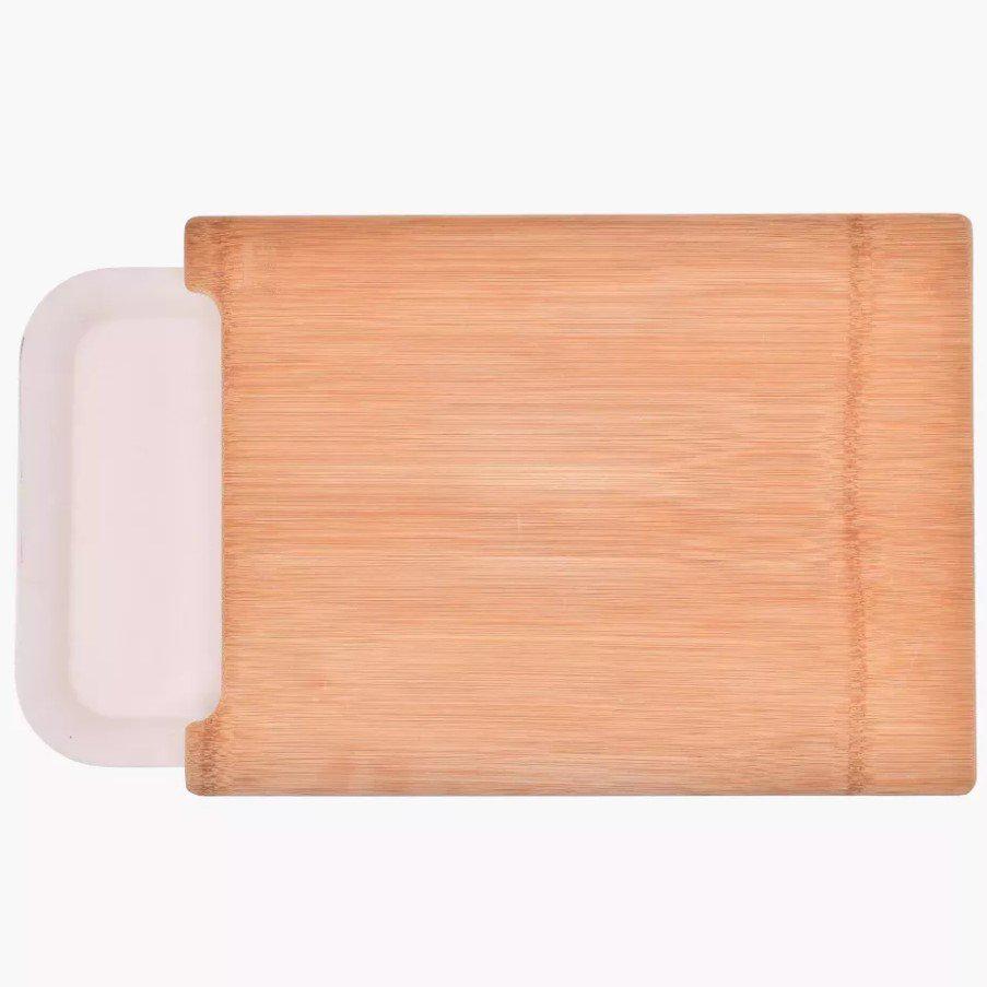 Дошка обробна з тацею DUKA DAGLIG 32х28 см Дерево (1216777) - фото 3 Дошка обробна з тацею DUKA DAGLIG 32х28 см Дерево (1216777) - фото 3