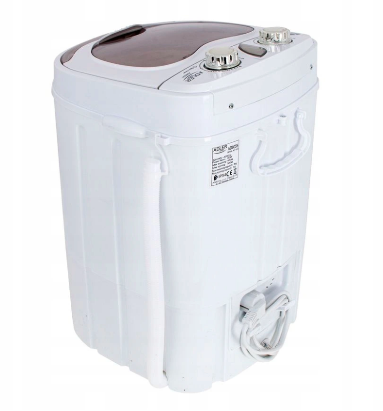 Стиральная машина Adler AD 8055 переносная с центрефугой 3 кг 150 Вт (534722) - фото 3