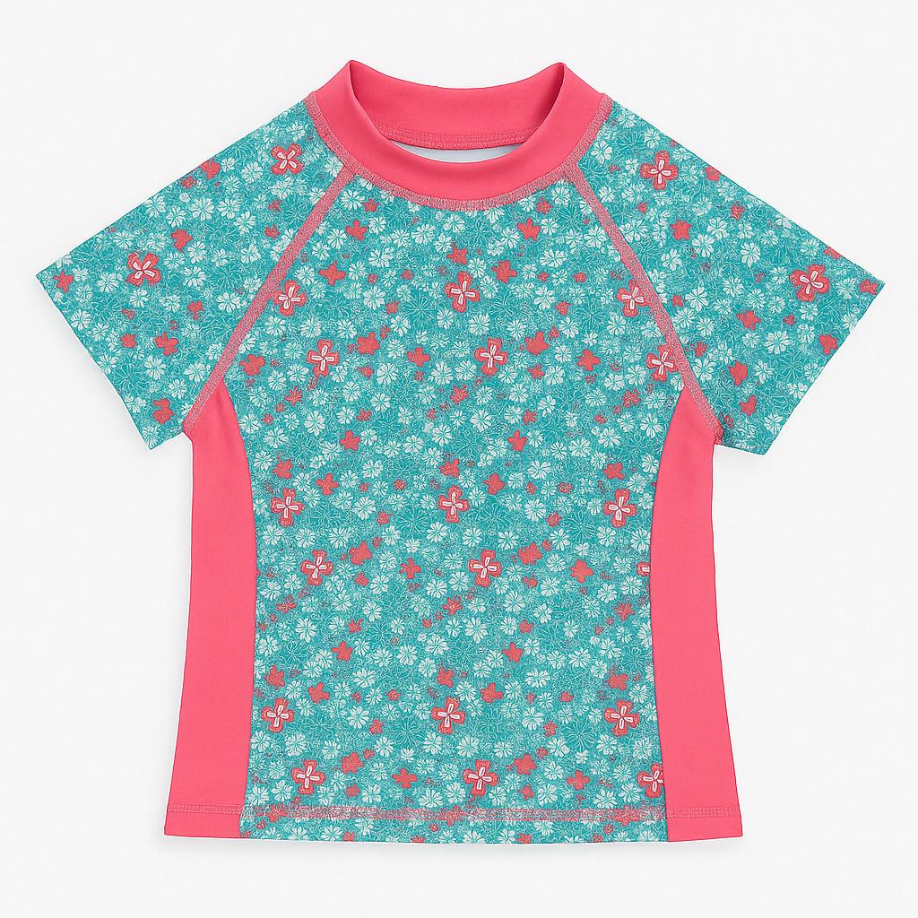 Купальный топ детский PRIMARK 907709 Цветы 4-5 лет 110-116 см Голубой (3331109413300)